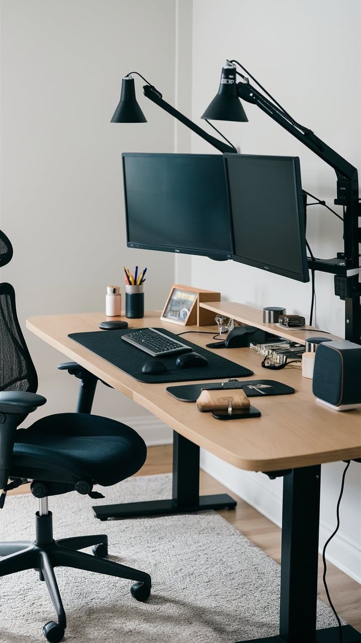 Teclado y mouse ergonómico para jornadas intensas